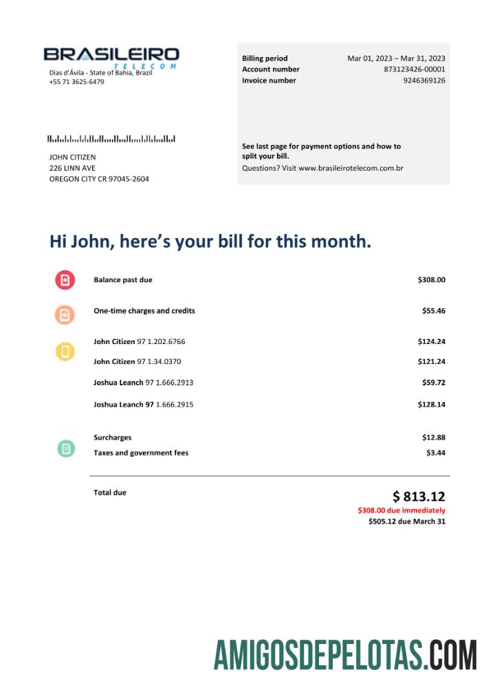 imprimível Modelo de projeto de lei de telecomunicações Brasil Braziliero Telecom Word e PDF